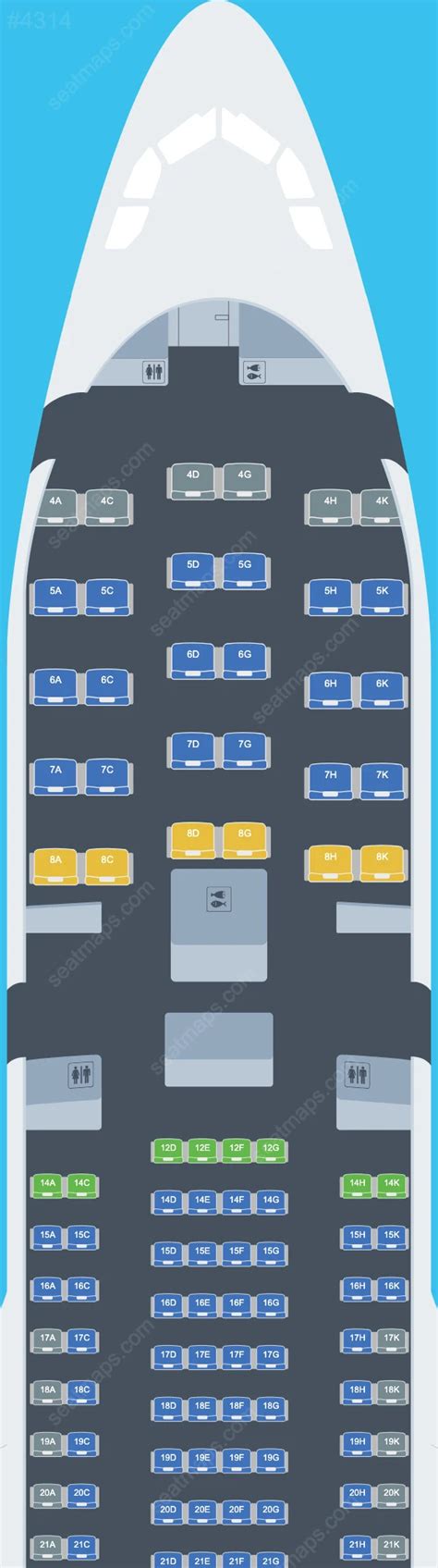 american flight seat map|Experience the Air Greenland A330NEO (we found the best seat).